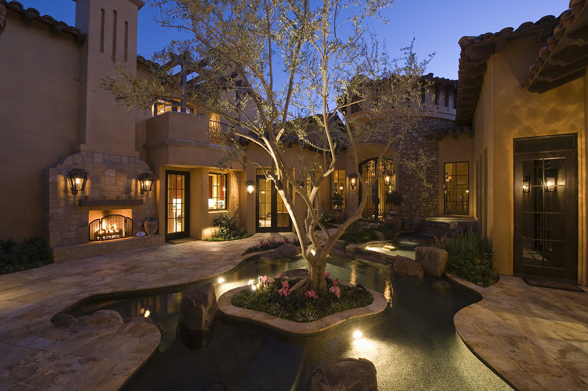 Create a Winter Wonderland: Incorporating Lighting into Your Hardscape Design